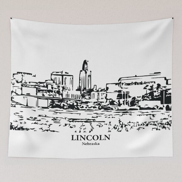 Item preview, Lincoln - Nebraska designed and sold by Lakeric Cityscapes.