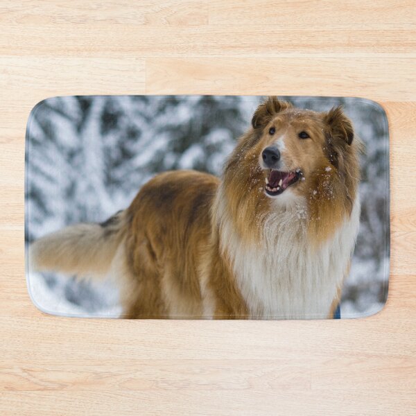 Item preview, Rough Collie In Snow designed and sold by TheAnimalZ00.