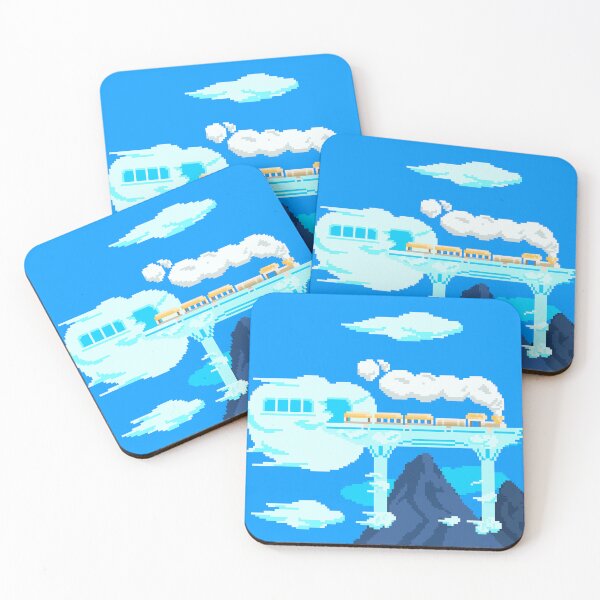 Item preview, Pixel Art Sky Train designed and sold by PixelCarvel.