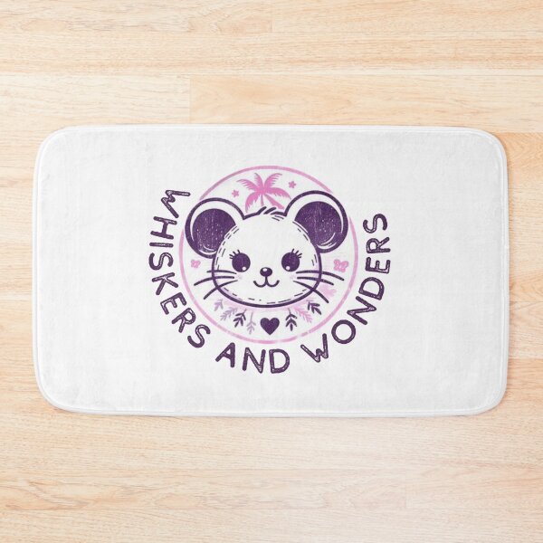 Item preview, Whiskers and wonders, cute mouse face stamp designed and sold by Culmika.