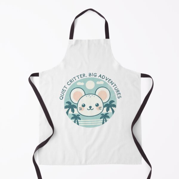 Item preview, Quiet critter, big adventures, cute mouse face stamp designed and sold by Culmika.