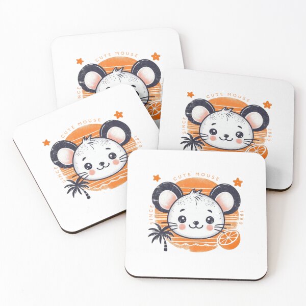 Item preview, Cute mouse face stamp designed and sold by Culmika.