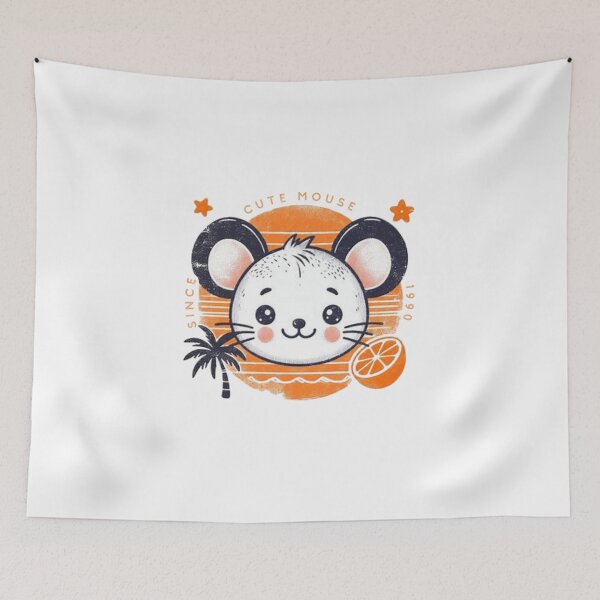 Item preview, Cute mouse face stamp designed and sold by Culmika.
