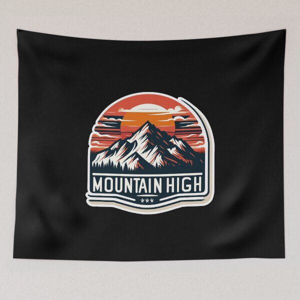 Item preview, Mountain High - Mountain Illustration designed and sold by MrERNST.