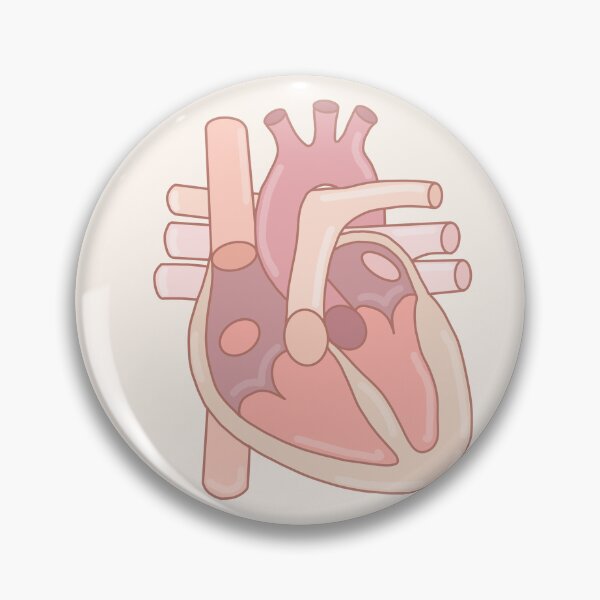 Item preview, Canine Heart in Pink Veterinary Medicine Color Coded & Accurate designed and sold by Ellabella8567.