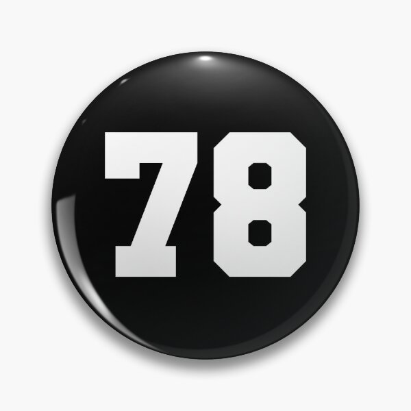 Item preview, 78, seventy-eight, white, soccer league designed and sold by Numbers-Art.