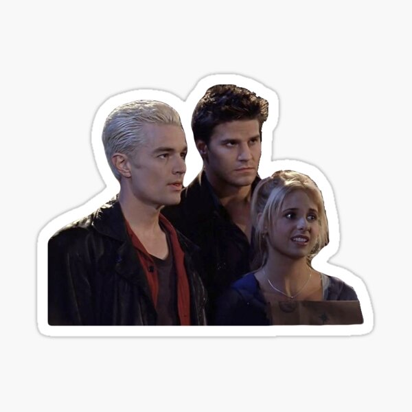 Item preview, Spike, Angel, & Buffy designed and sold by kelcielol.