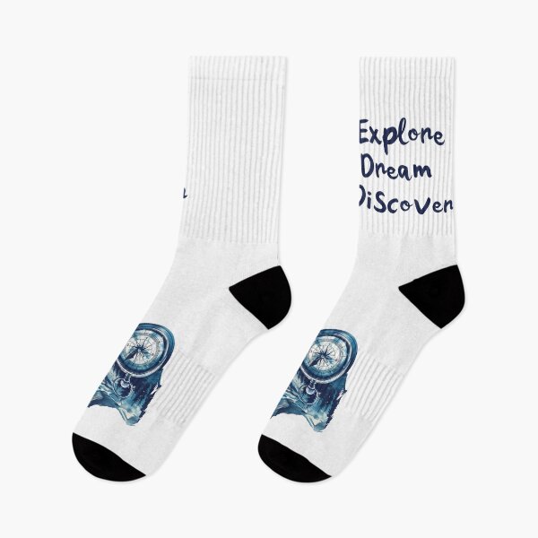 Item preview, Senderismo y aire libre - Explore Dream Discover Pegatina designed and sold by Mephisto696.