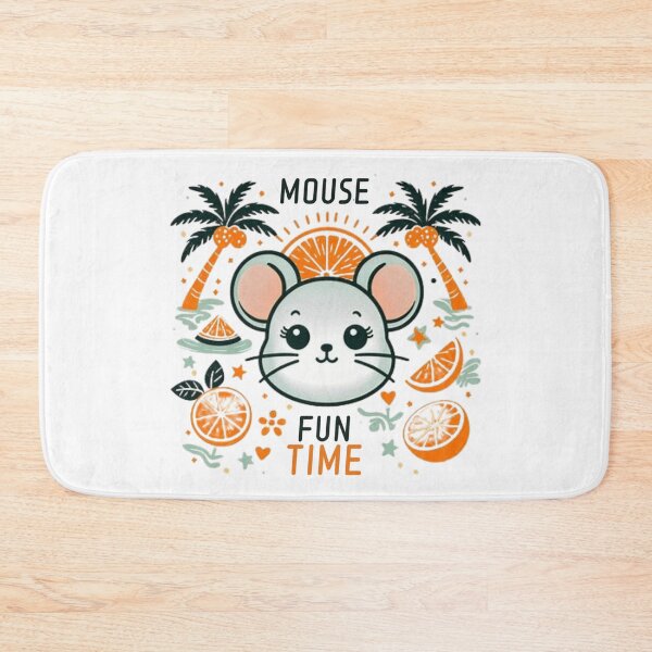 Item preview, Mouse fun time, cute mouse face stamp designed and sold by Culmika.