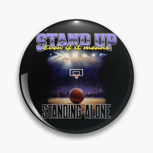 Item preview, Stand Up Even if it Means Standing Alone designed and sold by ZenStitchMotifs.