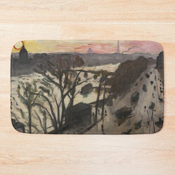 Item preview, Albert Marquet |Paris, Quai du Louvre, winter sun  art by Albert Marquet  designed and sold by TeeARTHY.