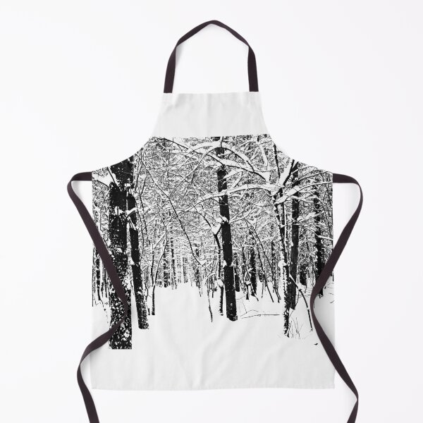 Item preview, Black and White Winter Forest designed and sold by Debbie Oppermann.