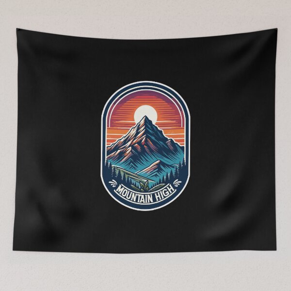 Item preview, Mountain High - Mountain Illustration designed and sold by MrERNST.
