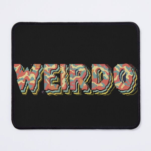 Item preview, Weirdo” - Vibrant Minimalistic Typography Art designed and sold by diegomenjivar92.