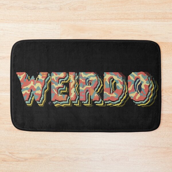 Item preview, Weirdo” - Vibrant Minimalistic Typography Art designed and sold by diegomenjivar92.