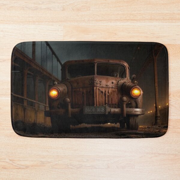 Item preview,  Rusty Old Car by the Tracks designed and sold by TheDarkWardrobe.