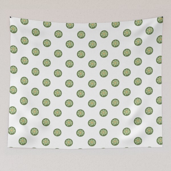 Item preview, retro flower - sage green designed and sold by whitneyconner.