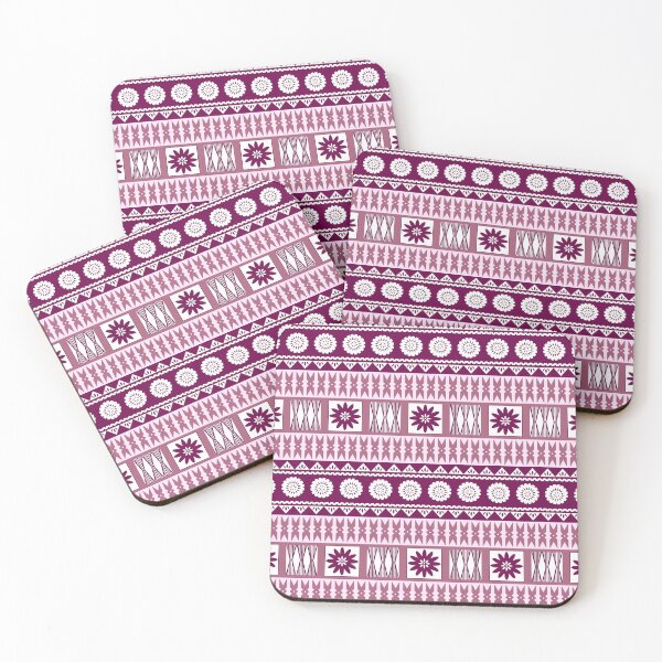 Item preview, Fijian Masi - Tapa Mauve designed and sold by lolomastudio.