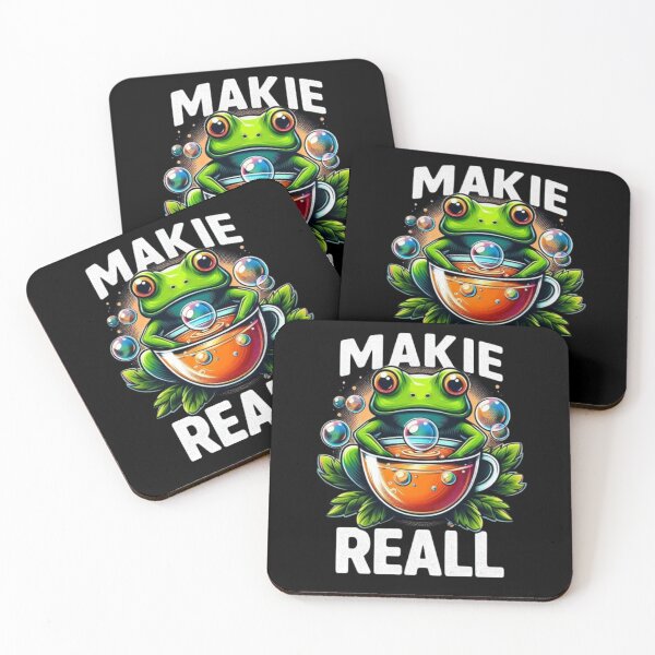 Item preview, "TEA SIPPING KERMIT": Cute Frog Drinking Tea designed and sold by Obinne.