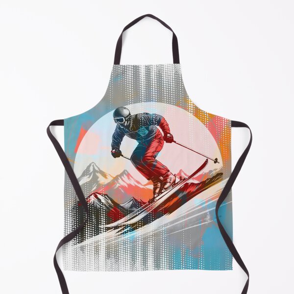 Artikelvorschau, Skifahren Mann modernes Design entworfen und verkauft von javierparra.