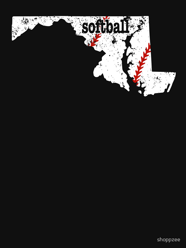 "Maryland Slow Pitch Softball Fast Pitch Softball Shirts" Lightweight Sweatshirt for Sale by