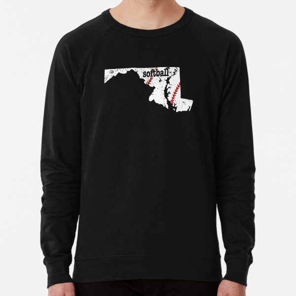 "Maryland Slow Pitch Softball Fast Pitch Softball Shirts" Lightweight Sweatshirt for Sale by