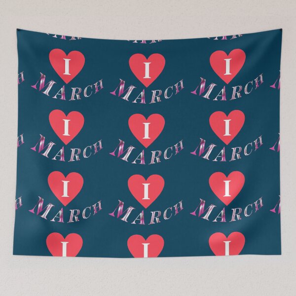 Item preview, I love March customized designed and sold by theparkfact0.