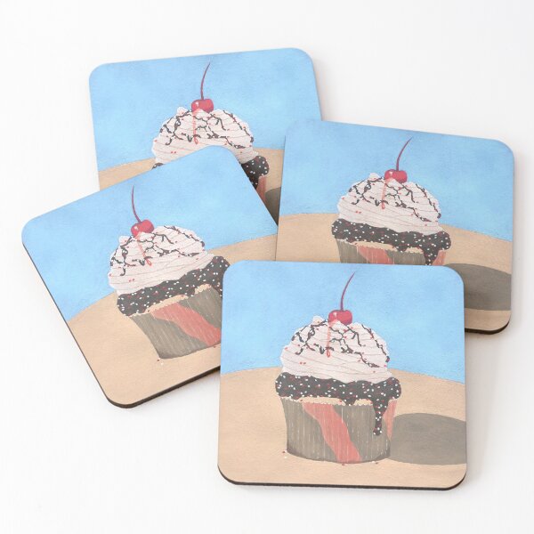 Item preview, Sprinkled Cupcake Acrylic Painting designed and sold by paintwithanna.