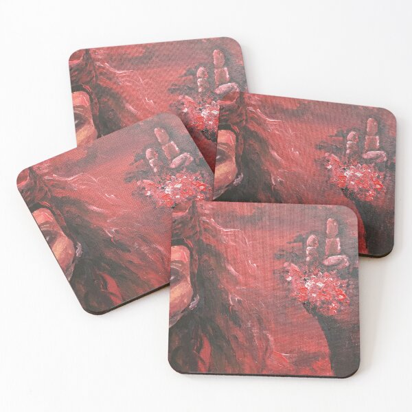 Item preview, Acrylic scarlet witch painting designed and sold by Aroeldesigns.
