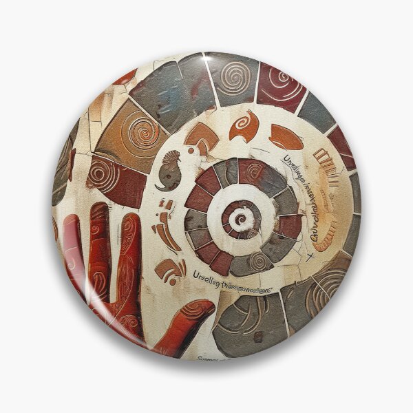 Item preview, Ancient Healing Pulse A Contemporary Fresco  designed and sold by Rocky Mountain Artistry.