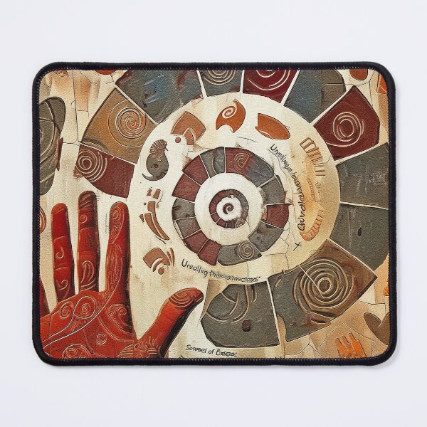 Item preview, Ancient Healing Pulse A Contemporary Fresco  designed and sold by Rocky Mountain Artistry.