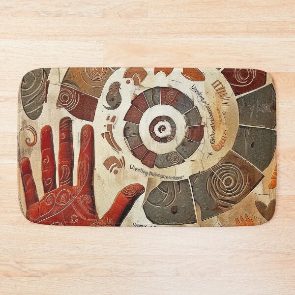 Item preview, Ancient Healing Pulse A Contemporary Fresco  designed and sold by Rocky Mountain Artistry.