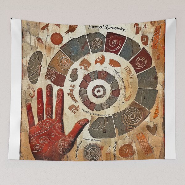 Item preview, Ancient Healing Pulse A Contemporary Fresco  designed and sold by Rocky Mountain Artistry.