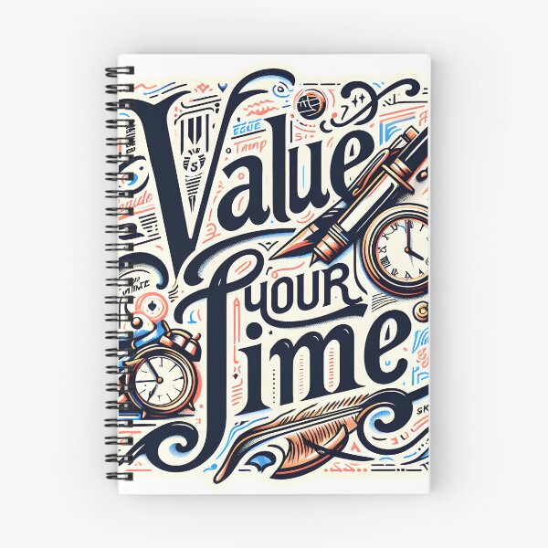 Item preview, Value your time, typography designed and sold by maxmaj.