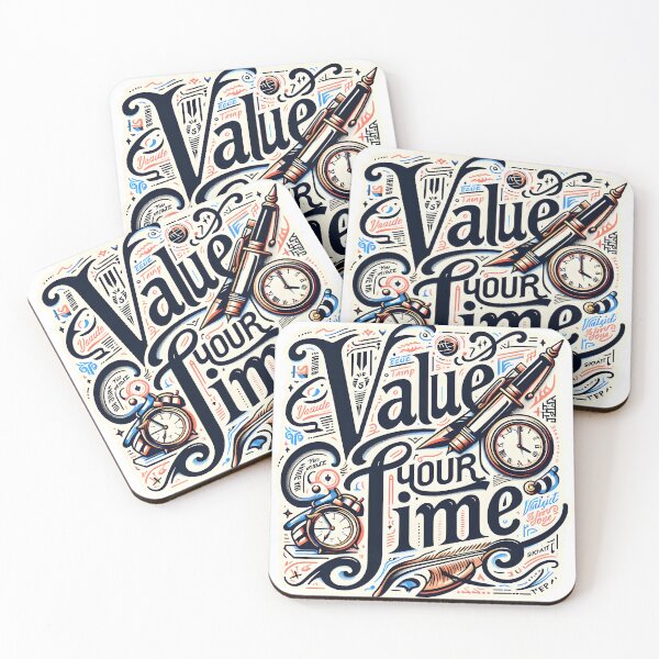 Item preview, Value your time, typography designed and sold by maxmaj.