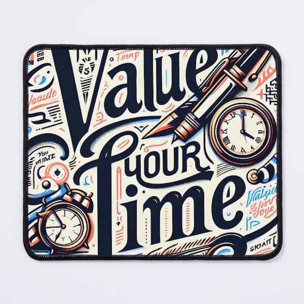 Item preview, Value your time, typography designed and sold by maxmaj.