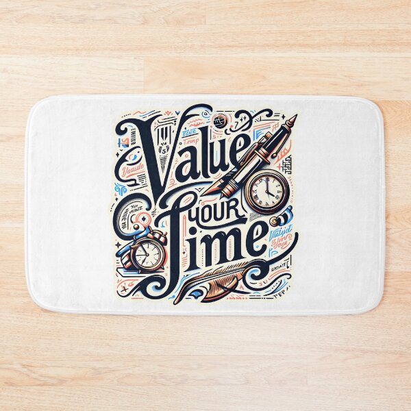 Item preview, Value your time, typography designed and sold by maxmaj.