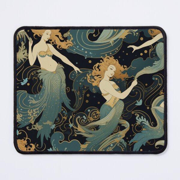 Item preview, 1920s Art Deco Mermaids designed and sold by Shelly Little.