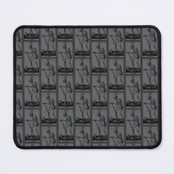 Item preview, Death Tarot Card Print - Gray and black - Goth - Skeleton designed and sold by DreamersPlan.