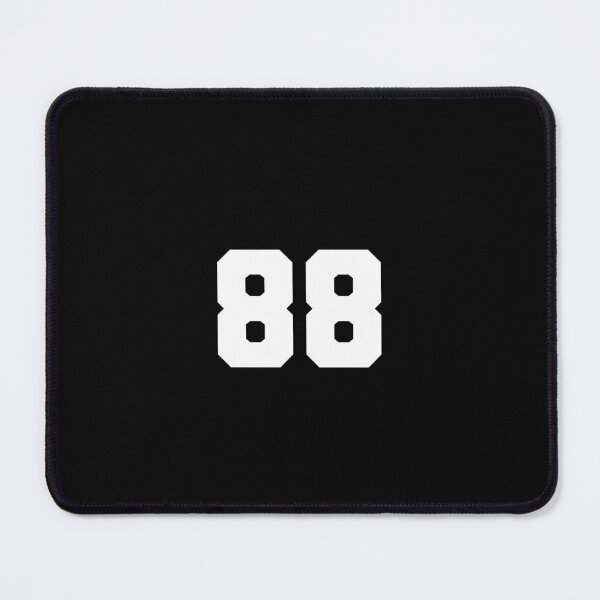 Item preview, 88, eighty-eight, white, soccer league designed and sold by Numbers-Art.