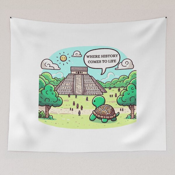 Item preview, Chichen Itza Cancun Turtle designed and sold by LemuellTrends.