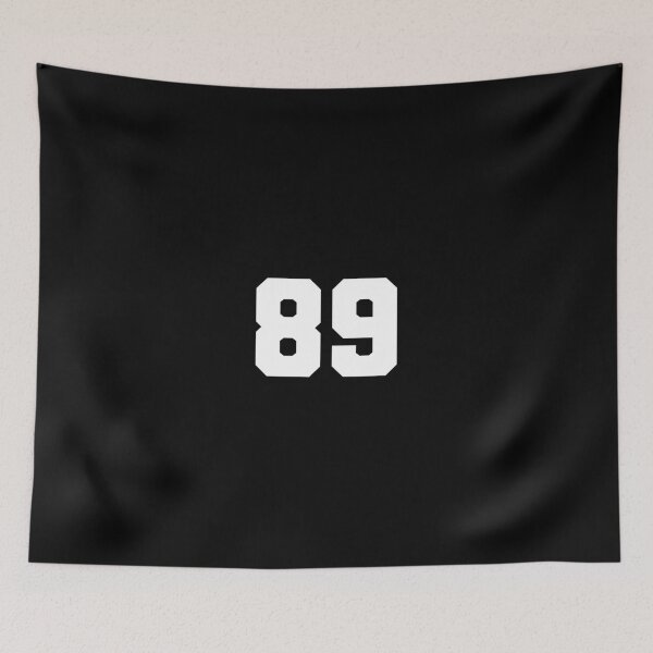 Item preview, 89, eighty-nine, white, soccer league designed and sold by Numbers-Art.