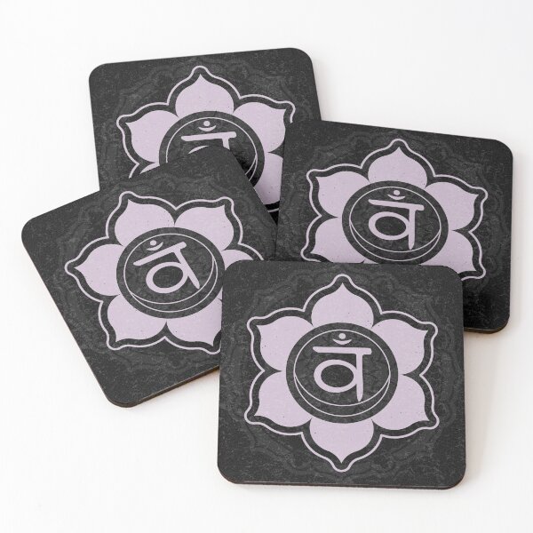 Item preview, Sacral Chakra Mandala - Coal + Dust designed and sold by Irene Estelle.