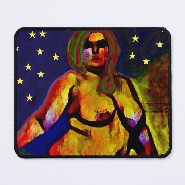 Item preview, Starry night of love, scene with female nude. designed and sold by pulchritude560.