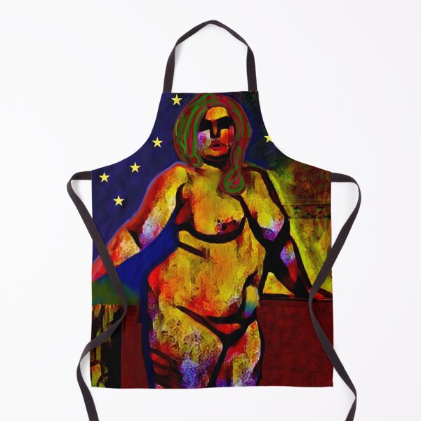 Item preview, Starry night of love, scene with female nude. designed and sold by pulchritude560.
