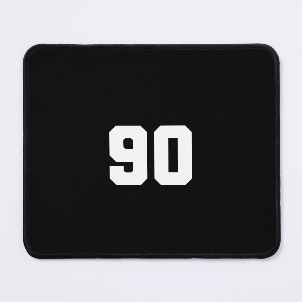 Item preview, 90, ninety, white, soccer league designed and sold by Numbers-Art.