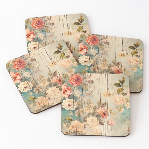 Item preview, Vintage floral, rustic, romantic,  designed and sold by CREATIVE TREASURES.