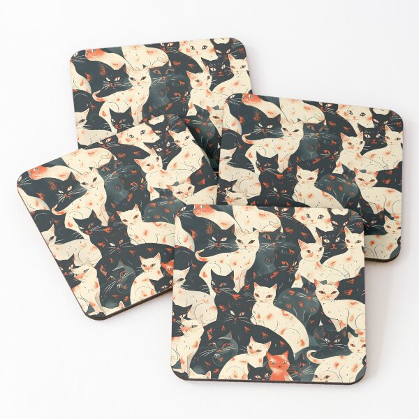 Item preview, Abstract cat pattern designed and sold by dcrc.