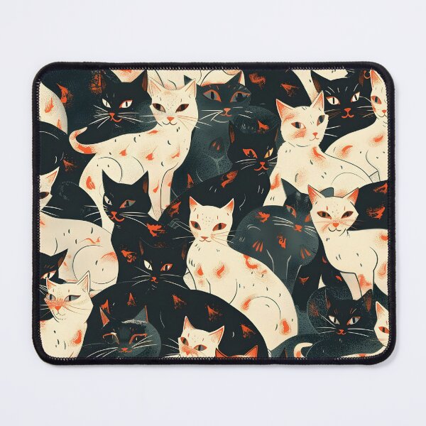 Item preview, Abstract cat pattern designed and sold by dcrc.