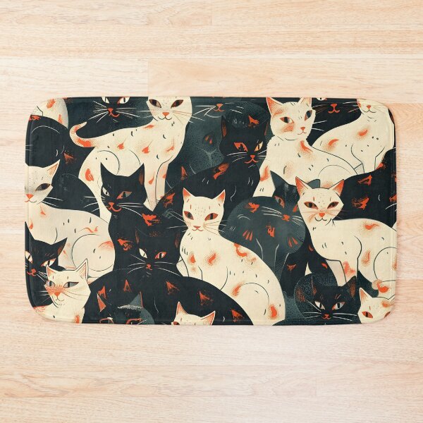Item preview, Abstract cat pattern designed and sold by dcrc.